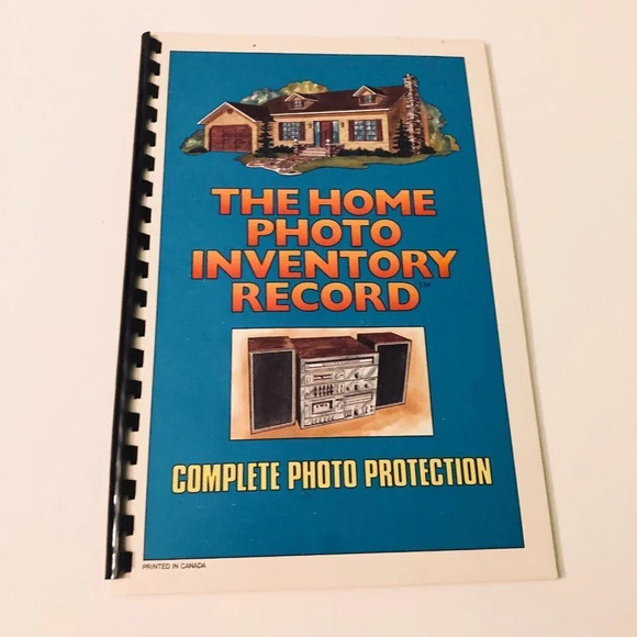 Vtg The Home Photo Inventory Record Book Log Insurance Ledger Bookkeeping - Picture 15 of 15